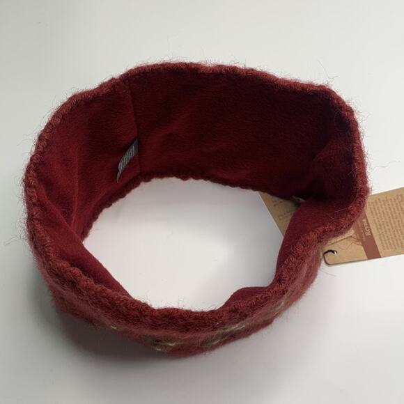 Andes Gifts Handmade in Peru Knit Fleece Lined Floral Head Band New with Tag - Picture 9 of 9